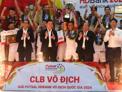 Lễ bế mạc và trao giải thưởng giải futsal VĐQG 2024