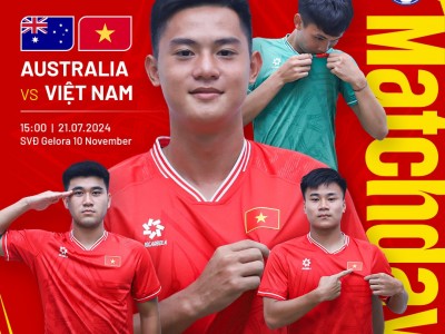 Trực tiếp U19 Việt Nam vs U19 Australia, 15h00 hôm nay 21/7