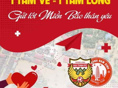 Trận Hà Tĩnh vs Nam Định làm điều ý nghĩa