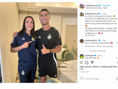 Từ Real sang Al Nassr, nữ cầu thủ ca ngợi hết lời Ronaldo