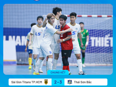 Thái Sơn Bắc vô địch U20 futsal quốc gia lần đầu tiên