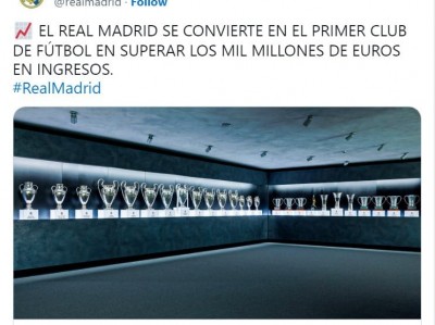 Real Madrid đạt chỉ số khủng, phá kỷ lục bóng đá thế giới