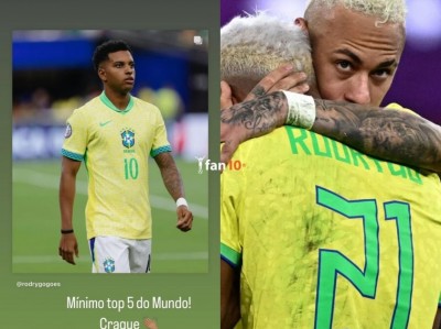 Neymar: 'Rodrygo xứng đáng lọt top 5 Quả bóng Vàng 2024'