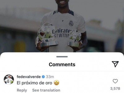 Vinicius hay Bellingham giành Quả bóng vàng? Valverde đưa ra lựa chọn