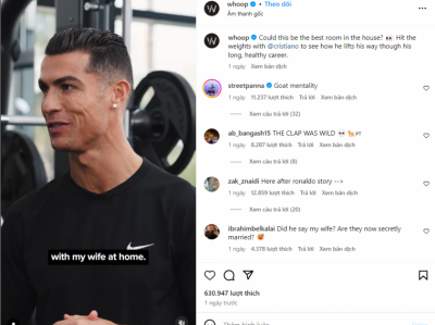 Ronaldo gọi bạn gái là 'vợ', nghi vấn đã kết hôn