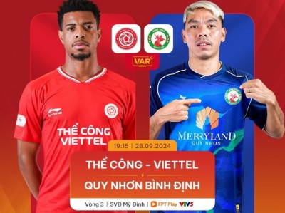 Trực tiếp Viettel vs Bình Định, 19h15 hôm nay 28/9