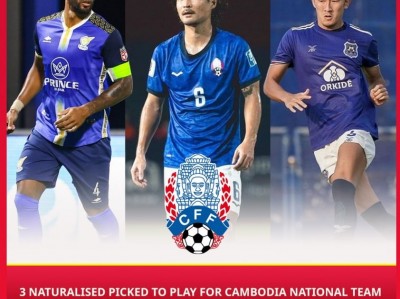 Campuchia gọi hàng loạt cầu thủ nhập tịch đá Asian Cup