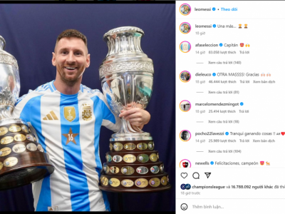 Phản ứng của Messi sau chức vô địch Copa America 2024